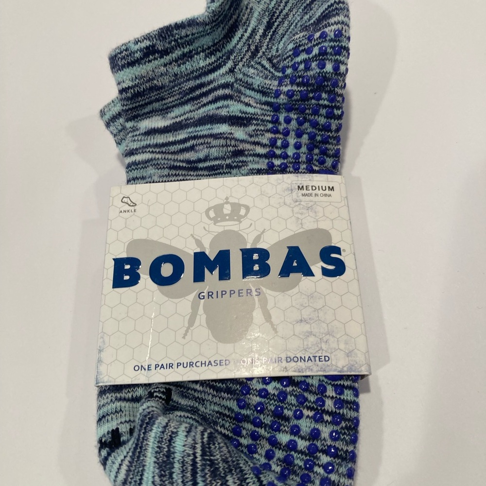 Bombas Women's gripper ankle socks with tab. 5 pairs. Size Large. NWT - Picture 2 of 6